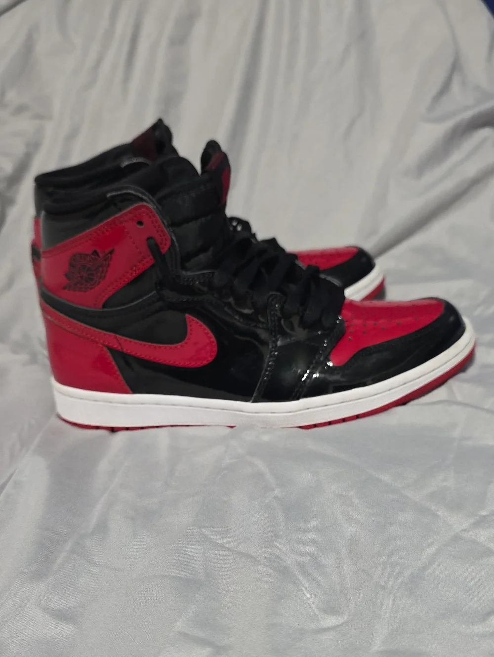 Jordan High-Top Sneakers - Black & Red